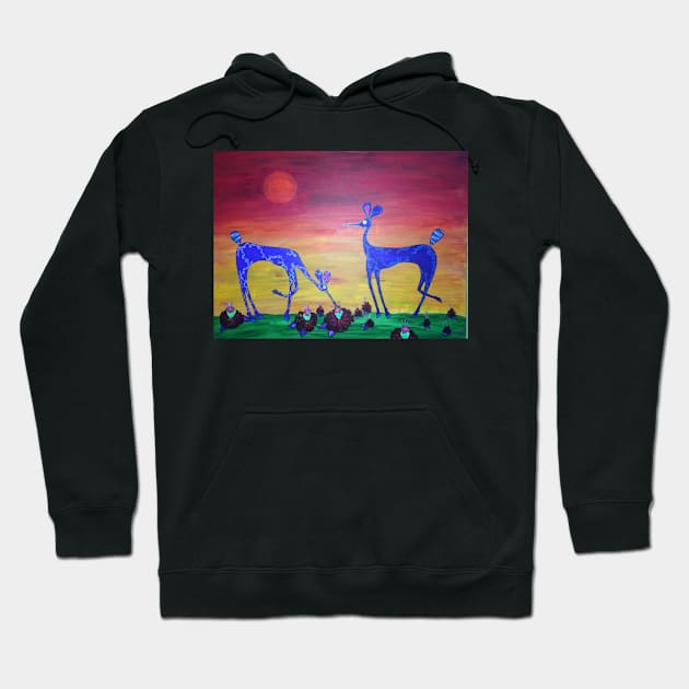 Deer @twilight Hoodie by ArtwearbyBarbaraAlyn59